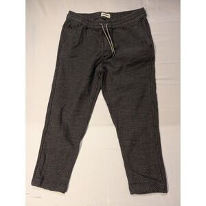 Taylor Stitch Apres Men's Medium Textured Woven Knit Drawstring Casual Pants